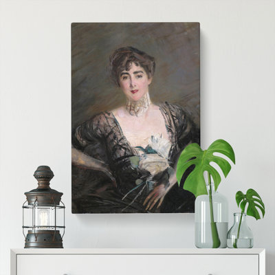 Josefina Alvear De Errazuriz by Giovanni Boldini - Wrapped Canvas