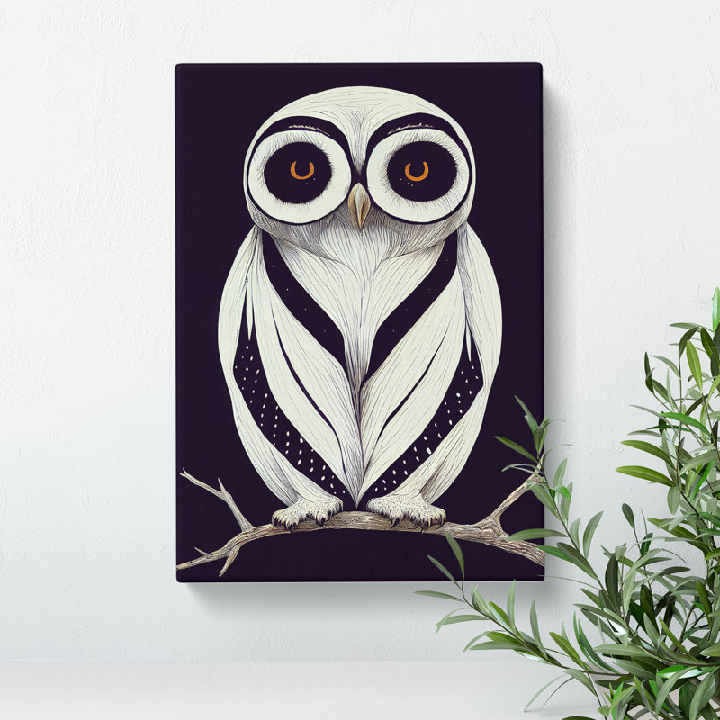 The Unreal Owl - Wrapped Canvas, 50cm H x 35cm W x 3cm D