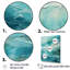 Impression sur toile Ocean Teal Wave Expression II - Coastal Waves-560978858-560978832