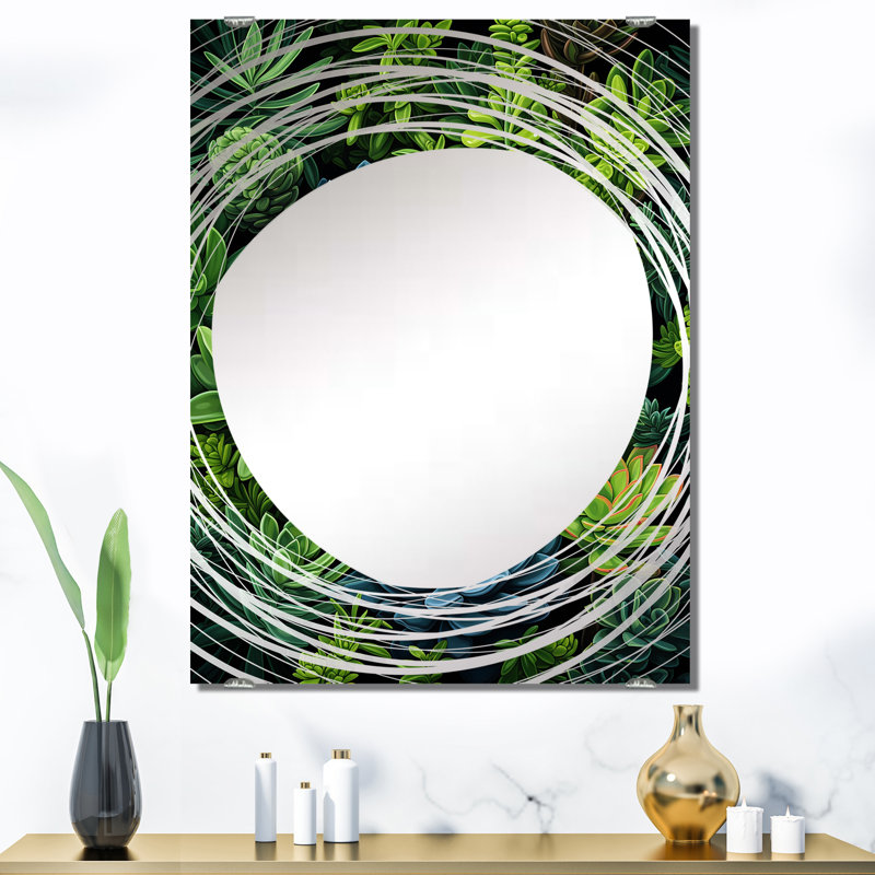 Miroir mural Vassilieva - Herbs MIR134439, 40 po x 30 po
