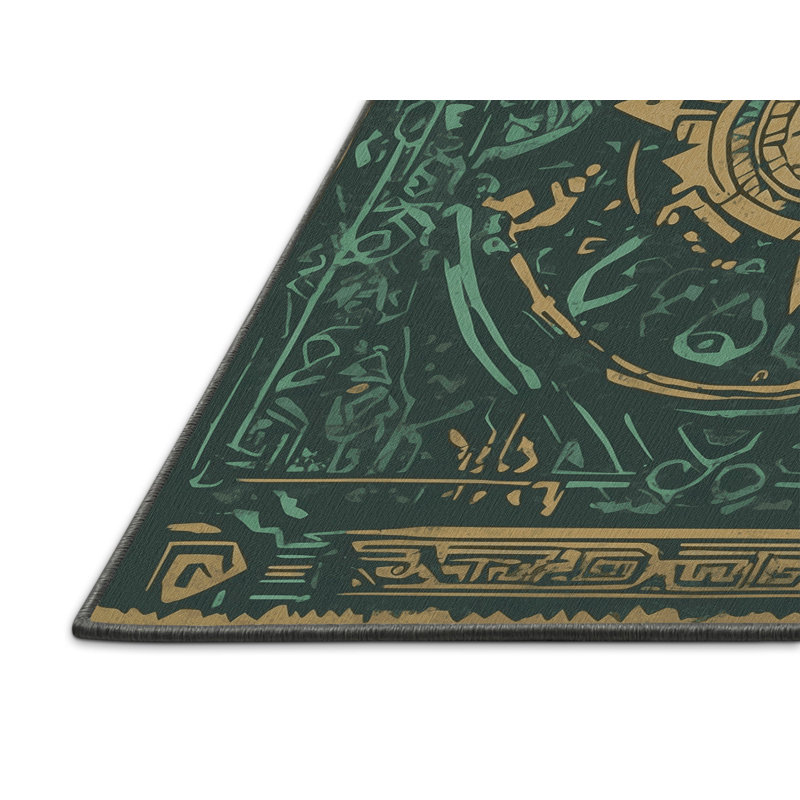 Path Of Light Rug, Round 4'