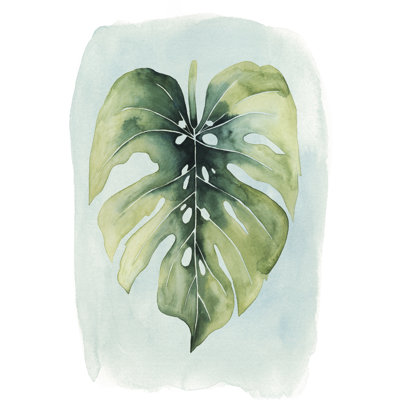 Paradise Palm Leaves I by Grace Popp - Wrapped Canvas Painting Print