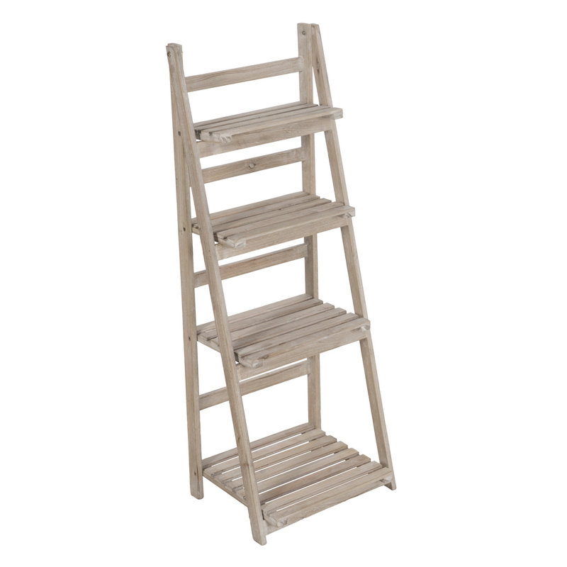Frederico 41.5cm W Solid Wood Shelving Unit