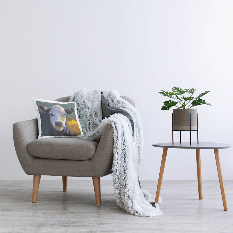 Polyester Throw Square Pillow Cover & Insert