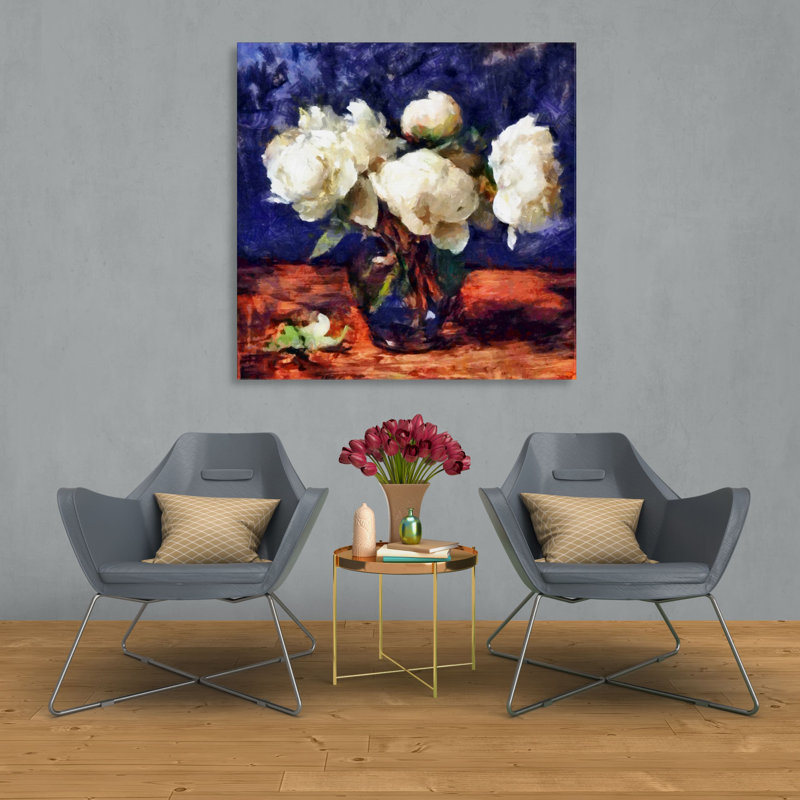 " Red Camelia 215 ", 36" H x 36" W x 1.5" D