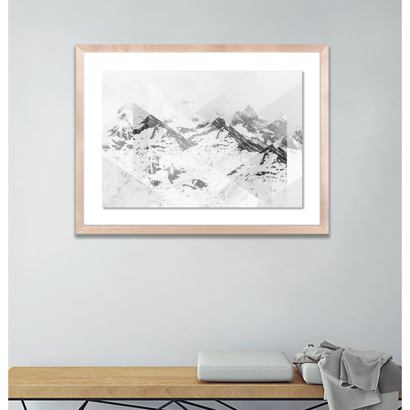 Perito Moreno Scattered par Joe Mania - impression encadrée, Naturel, H 36 po x l 48 po x P 2,5 po