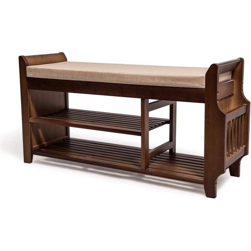 Ellina Bamboo Storage Bench