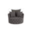 Le fauteuil d'appoint pivotant en velours ACME Zunyas allie confort, style et polyvalence pour les espaces modernes