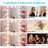 Lighted Vanity Set - 10pcs 3-Color Dimmable Bulbs, 7 Drawers-1656007348