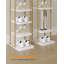 Vertical Shoe Rack, Shoe Shelves, Wood Shoe Organizer for Closet, Entryway, Shoe Tower for Small Spaces, Free Standing, Adjustable, with 2 Hooks-2009437566-1994503925