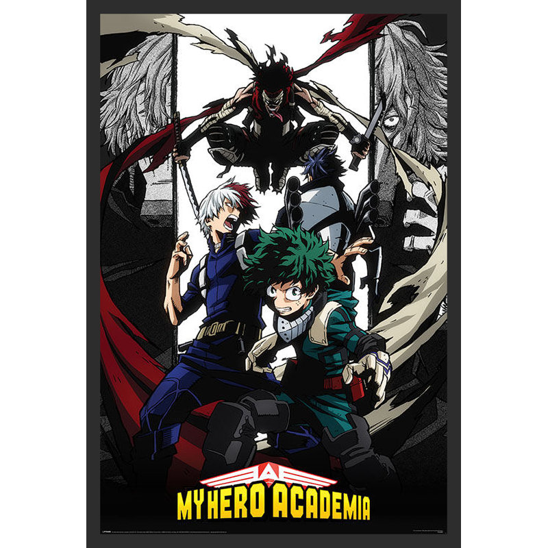 Plexi "My Hero Académie - Teinture" sur papier