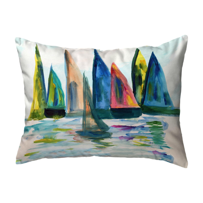 Coussin «Sail With The Crowd», 16 po x 20 po