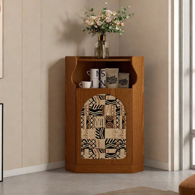 Armoire d'angle moderne et multifonctionnelle rétro