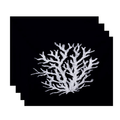 Ensemble de napperons 4 pièces Coral Corral