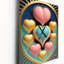 Jeremyah - Horloge murale abstraite romantique-935021691