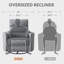 Fauteuil inclinable électrique pivotant de 40 po avec port USB et type C (ensemble de 2)-132208440