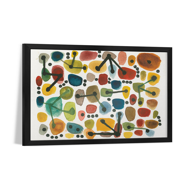 Mid-Century I, affiche encadrée par Cheryl Warrick, H 24 po x l 32 po