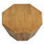 Table basse 31,5 "octogonale en bois d'hévéa, table basse, chambre à coucher pour salon