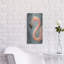 «Flamingo Study 2» par Emma Caroline, art mural en métal-286114415