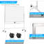 Tableau blanc effaçable à sec sur roulettes 60 po x 48 po