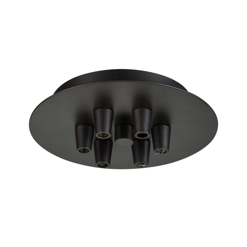 6 Light Multi Port Canopy, Oil Rubbed Bronze