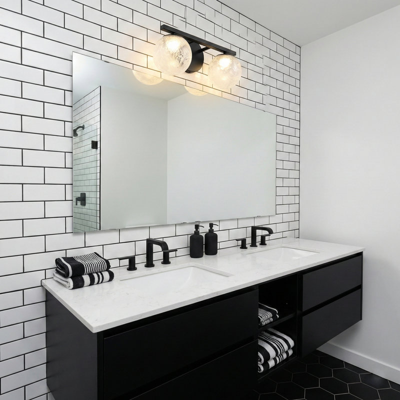 Forma Wall Sconce - 2-Light - Black, 2, Black