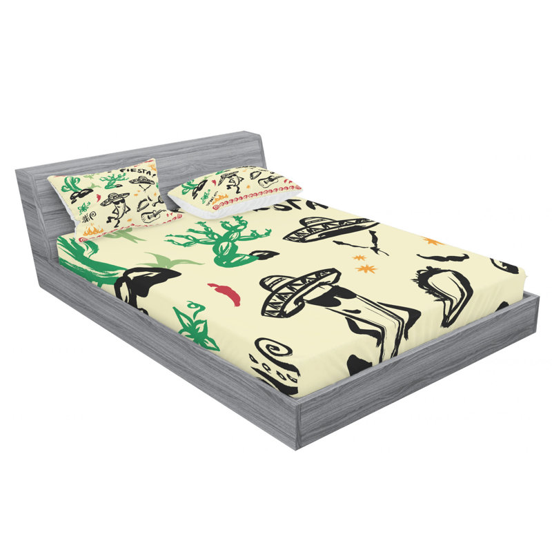 Microfiber Sheet Set, Full Sheet Set with Fitted Sheet