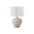 Transitional Resin Table Lamp with Shade