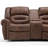 7-Piece 97.4" Wide Classic And Overstuffed Soft Faux Leather Power Reclining Corner Sectional With Center Console-985164561