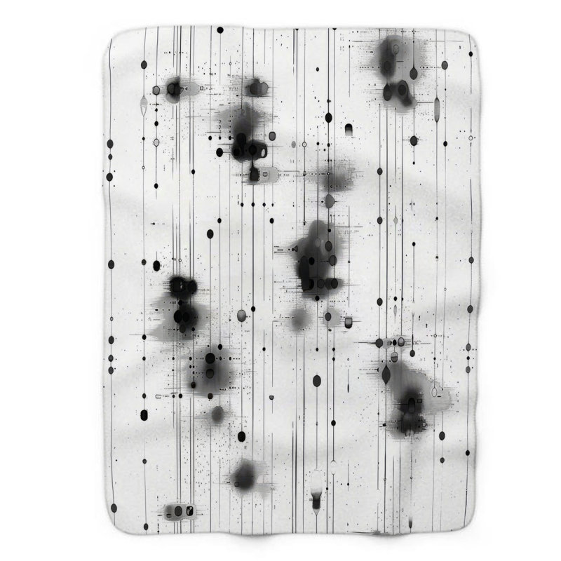 Data Code - 1 Piece Premium Blanket, Queen