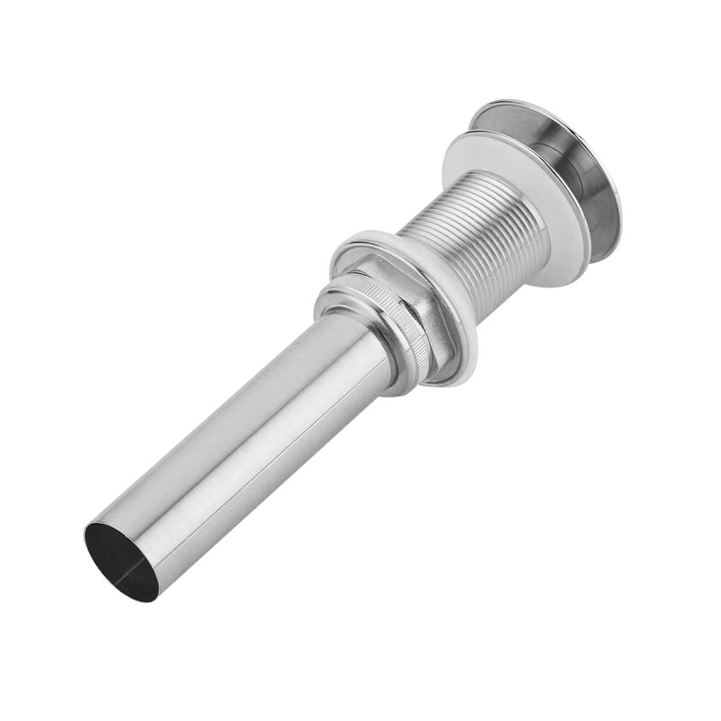 Bathroom Sink Pop-Up Drain Without Overflow Vessel Sink,Stainless Steel,One Pieces,Brushed Nickel