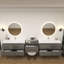Meuble-lavabo mural 126 po avec lavabo en acrylique renforcé Aliki-1757844495