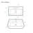 Claire 24" Rectangle Wall-Mount Bathroom Sink-72594673
