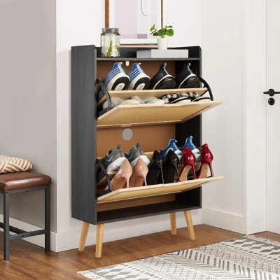 8 Pair Shoe Storage Cabinet