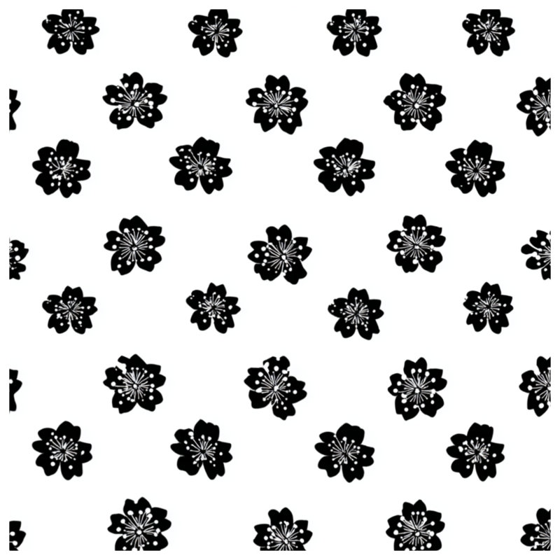 Papier peint floral sur toile - motif mural en plusieurs tailles, 24 po x 36 po