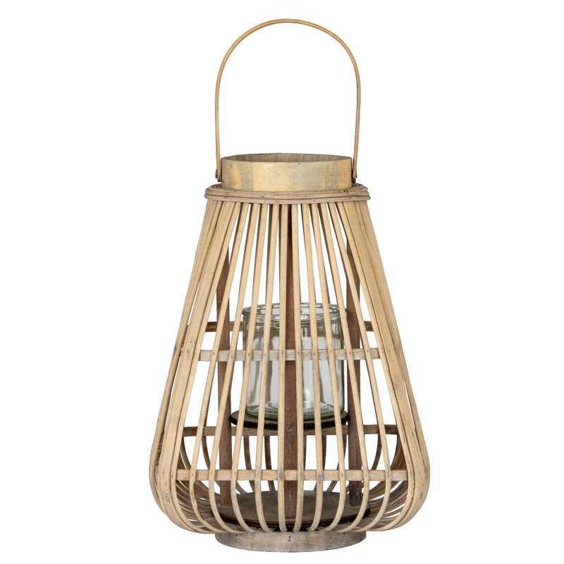 Andrian Wicker Candle Accessories, 35cm H x 26cm W x 26cm D