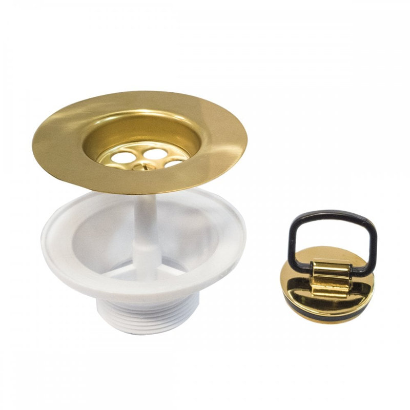 RAK Rangemaster Caple 65Mm Belfast Sink Plug Waste 164B585986C94EB3AA4E910012F26F83, Gold