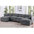 142” W Oversized 6-seater Composable Modular Sofa With 2 Ottomans-720770515