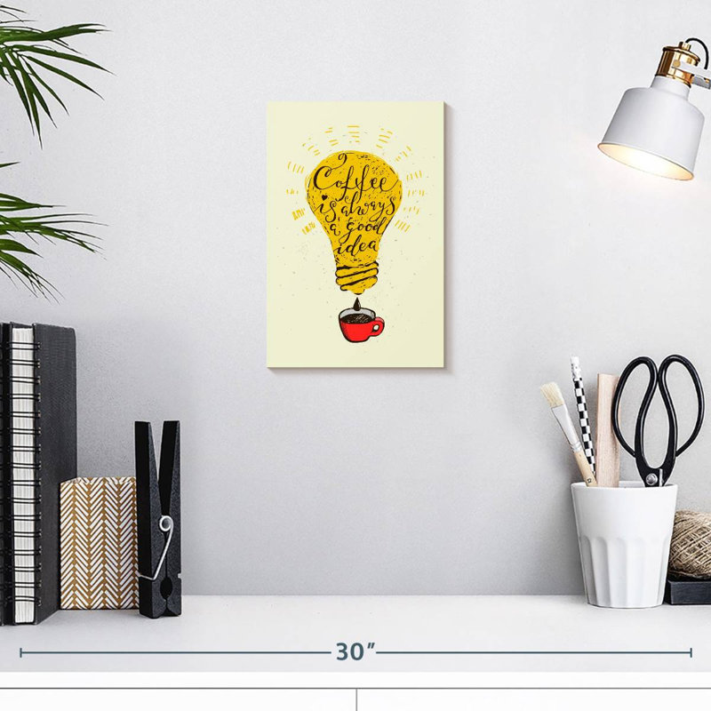 Tergel Coffee Is A Good Idea, 12" H x 8" W