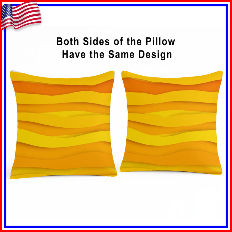 Coussin décoratif Waves, 26 po x 26 po