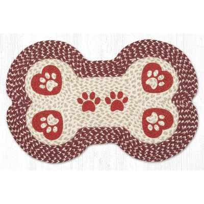 Tapis en jute tressé à la main