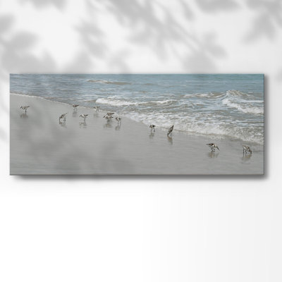 Oiseaux de rivage - Toile tendue avec châssis