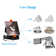3 Inch Gimbal LED Recessed Light with J-Box, Square Downlight Dimmable, 7W (50W Eqv.), 4000K Cool White, Oil Rubbed Bronze