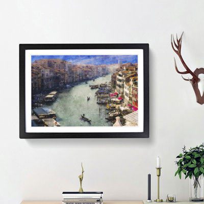 Grand Canal In Venice Italy Framed Print