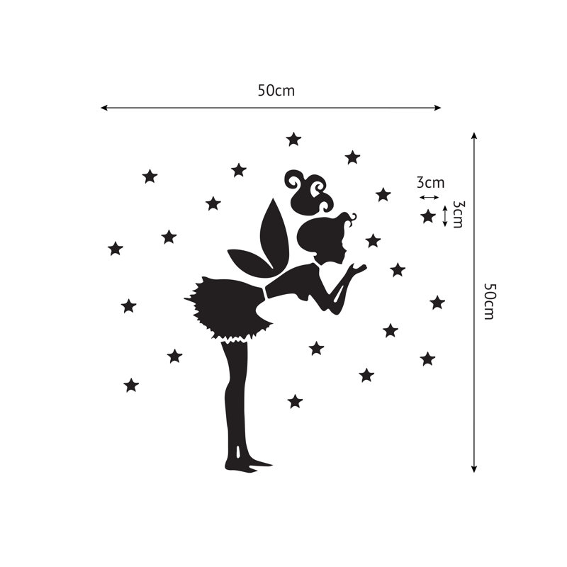 Tinkerbell Mirror Girls Wall Sticker