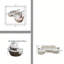 Ensemble de canapé modulaire courbé 2 pièces avec coussins, mobilier de salon ergonomique minimaliste, sièges modernes, sans assemblage, canapé et méridienne, beige-506728418