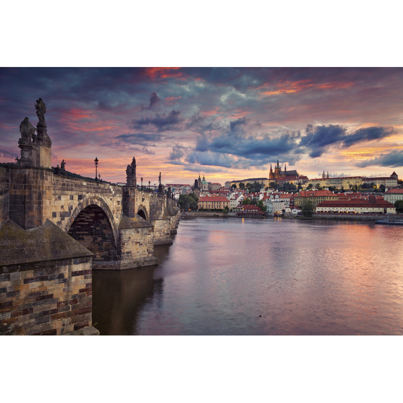 Francky Prague - Wrapped Canvas Print, 30cm H x 46cm W x 3.8cm D