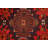 One-of-a-Kind 3'4" X 4'11" New Age Wool Area Rug in Red