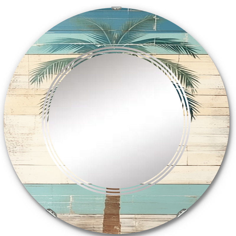 Zyiana Circle Mirror, 24" x 24"