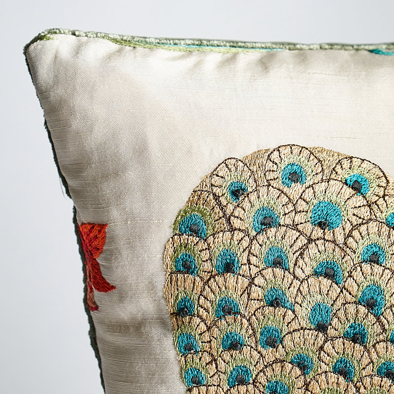 Royal Silk Embroidery Pillow D